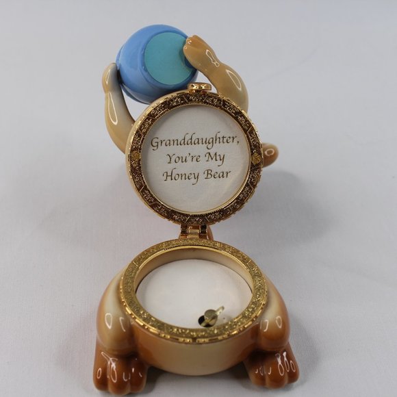 Grand Daughter You're my Honey Bear Trinket Music Box #129 - Picture 7 of 8